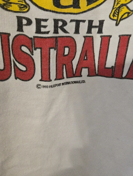 Vintage Ramsey Pub Perth Australia Mens XL T Shirt Fine Ale Stout 1990 Aussie - Picture 4 of 9